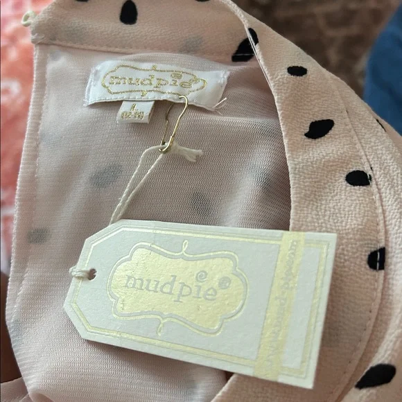 Mud Pie Blush Pink Dress-swing style. Lining attached in perfect condition NWT - Picture 6 of 8